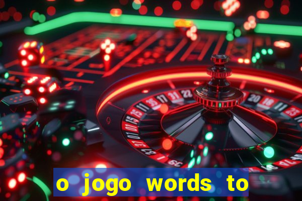 o jogo words to win paga mesmo